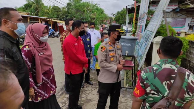 Polres Kuansing Review Realisasi Vaksinasi di Kabupaten Kuansing